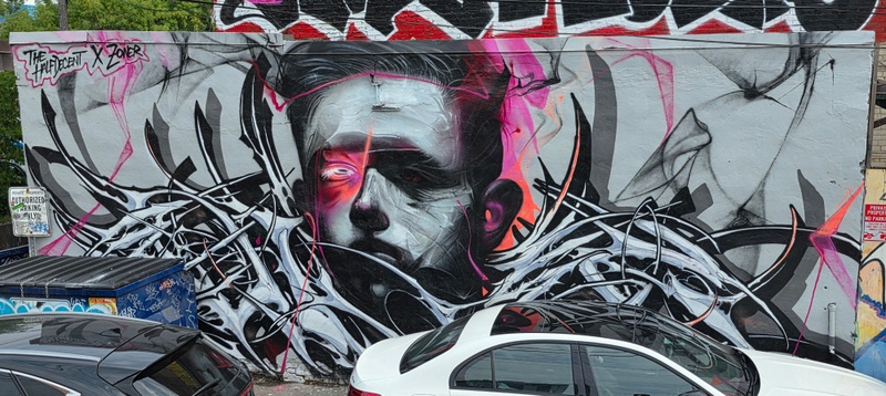 mural in Toronto by artist unknown.