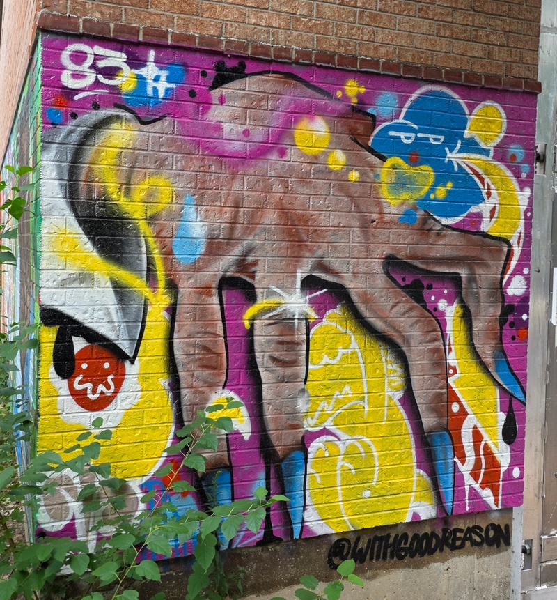 mural in Toronto by artist unknown.