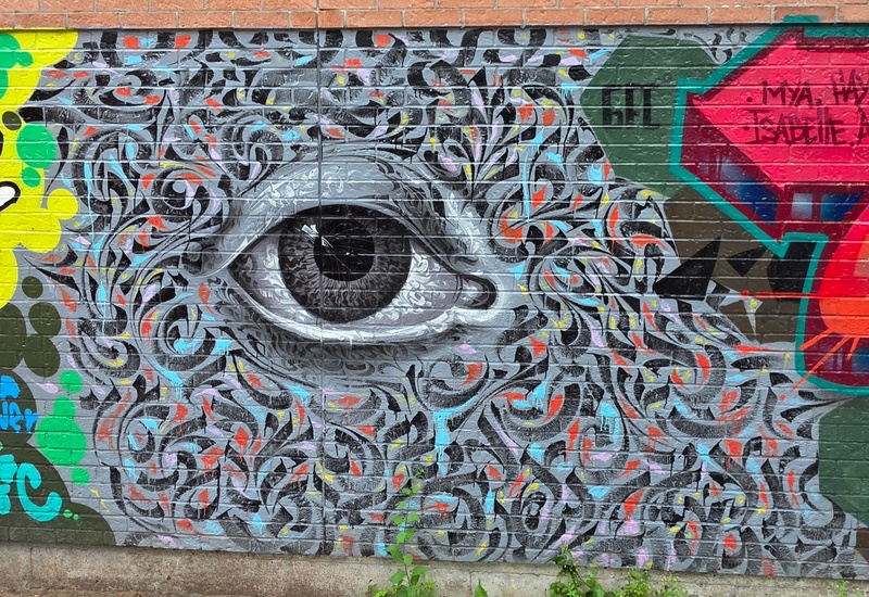 mural in Toronto by artist unknown.