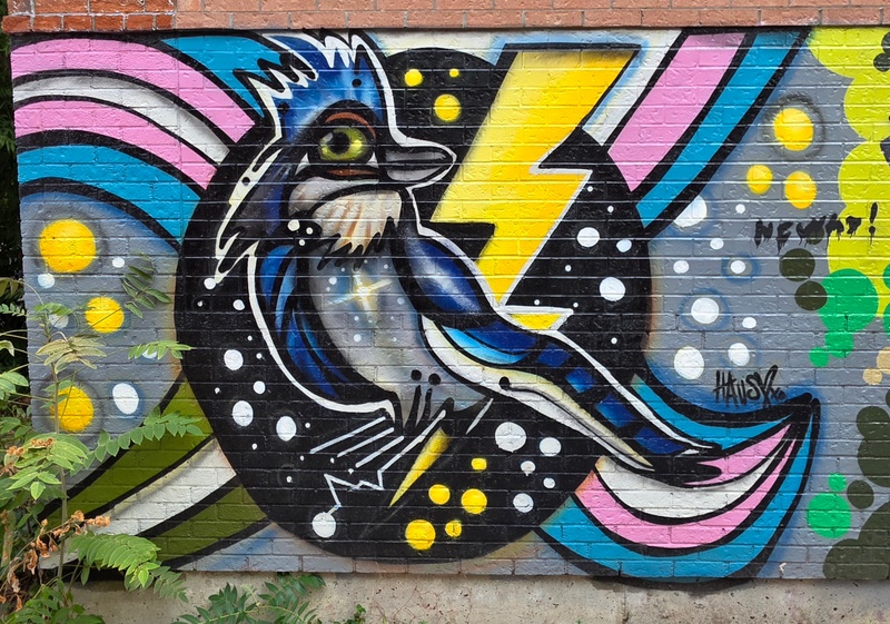 mural in Toronto by artist unknown.