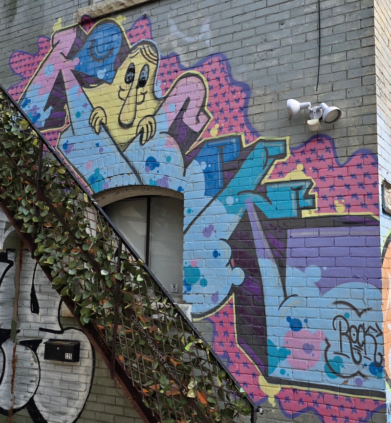 mural in Toronto by artist unknown.