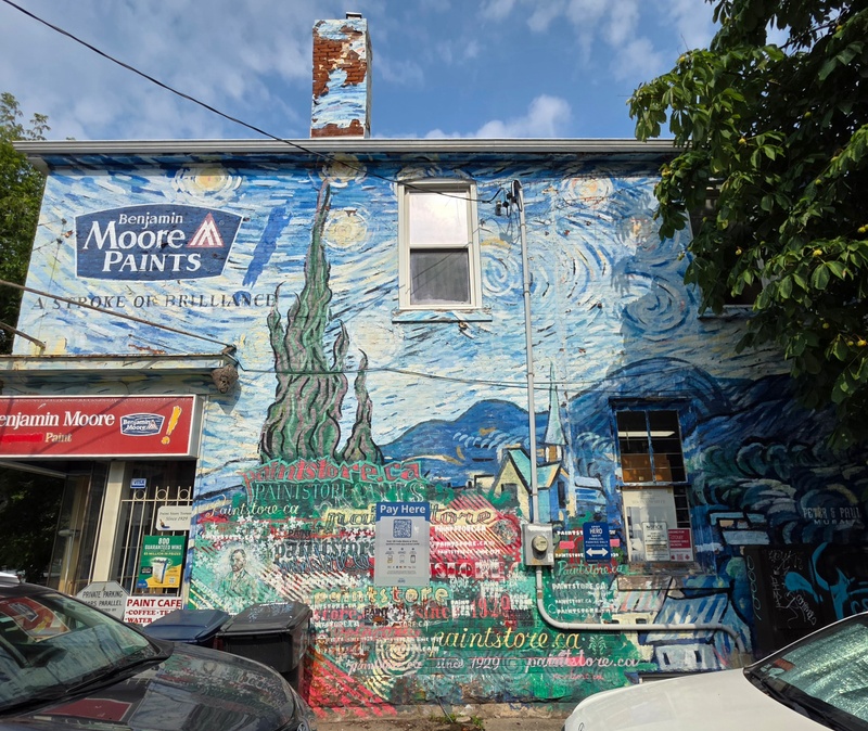mural in Toronto by artist unknown.