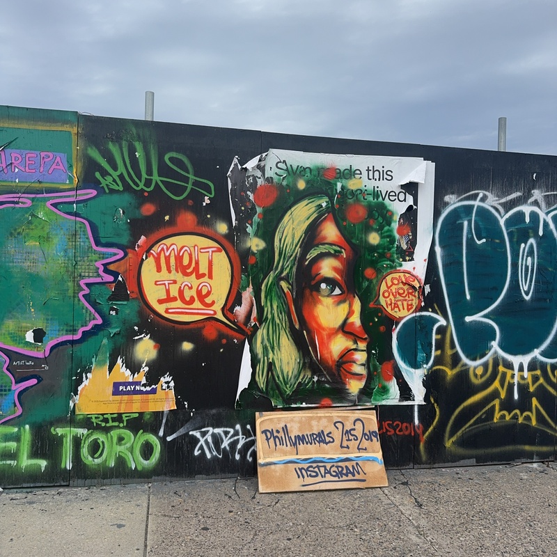 mural in Philadelphia by artist unknown.