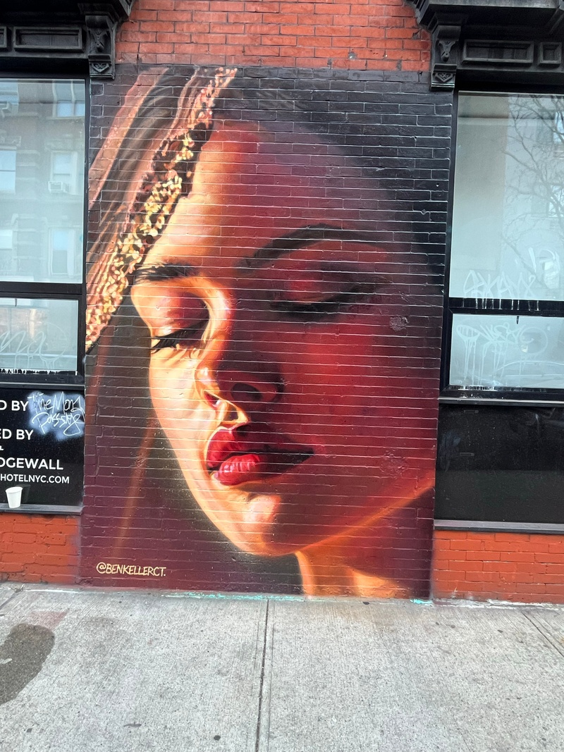 mural in New York by artist Ben Keller.