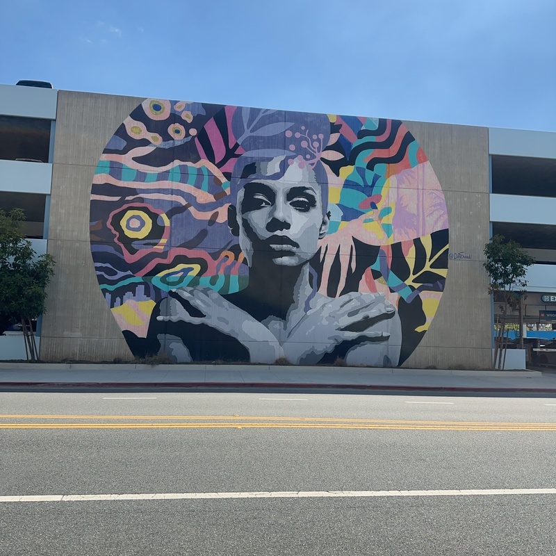 mural in Long Beach by artist unknown.