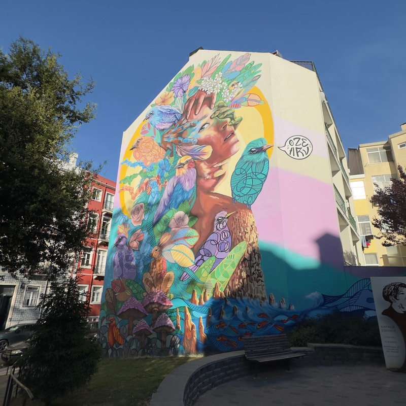 mural in Lisboa by artist unknown.