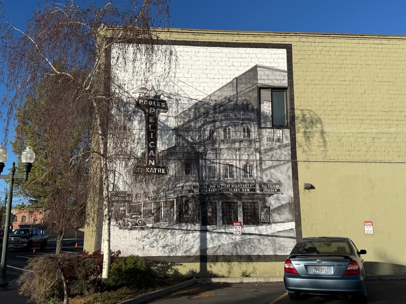 mural in Klamath Falls by artist unknown.