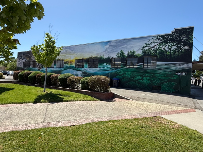 mural in Red Bluff by artist unknown.