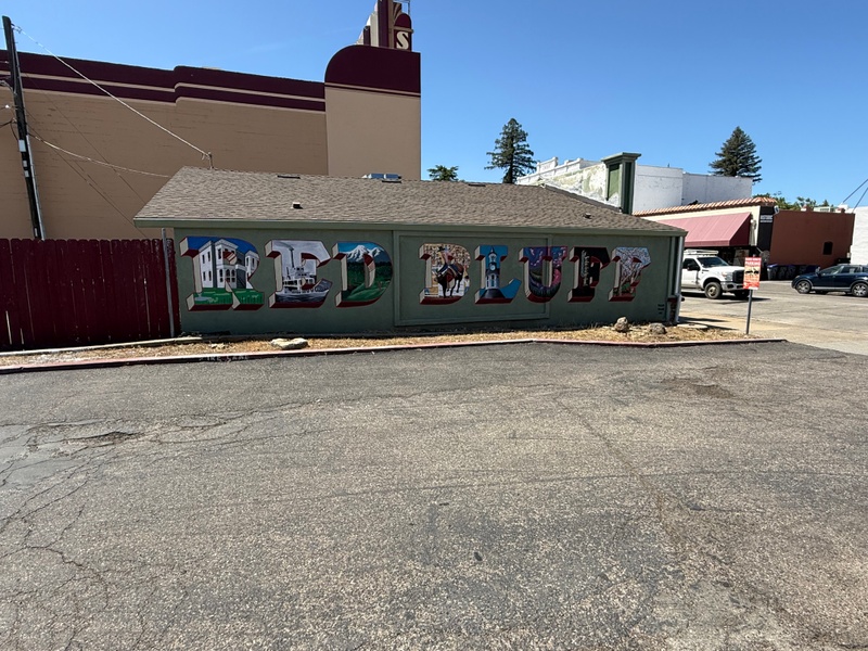 mural in Red Bluff by artist unknown.