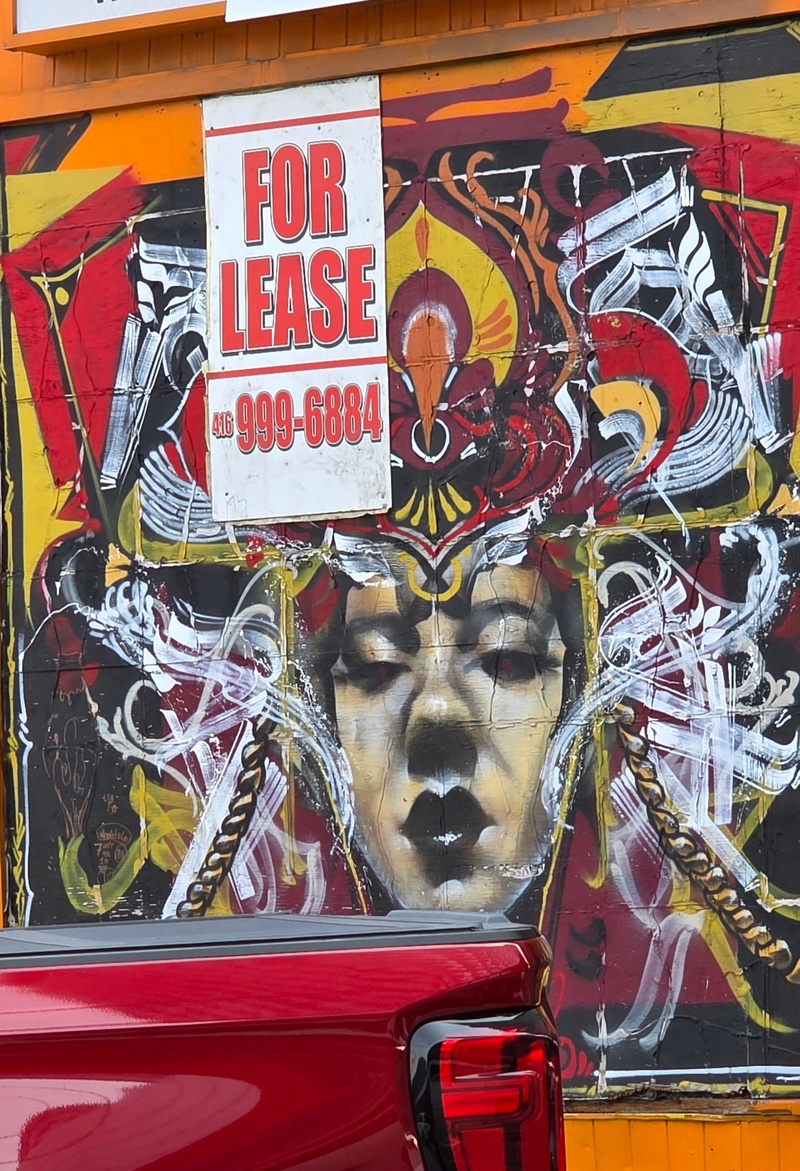 mural in Toronto by artist unknown.