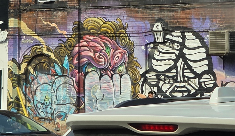 mural in Toronto by artist unknown.