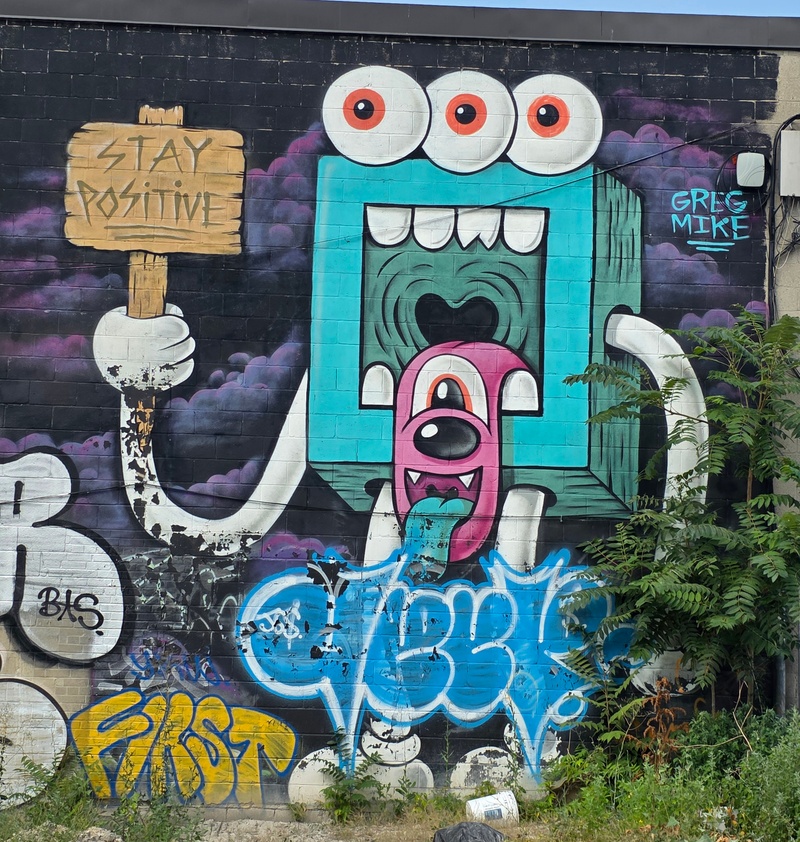 mural in Toronto by artist Greg Mike.