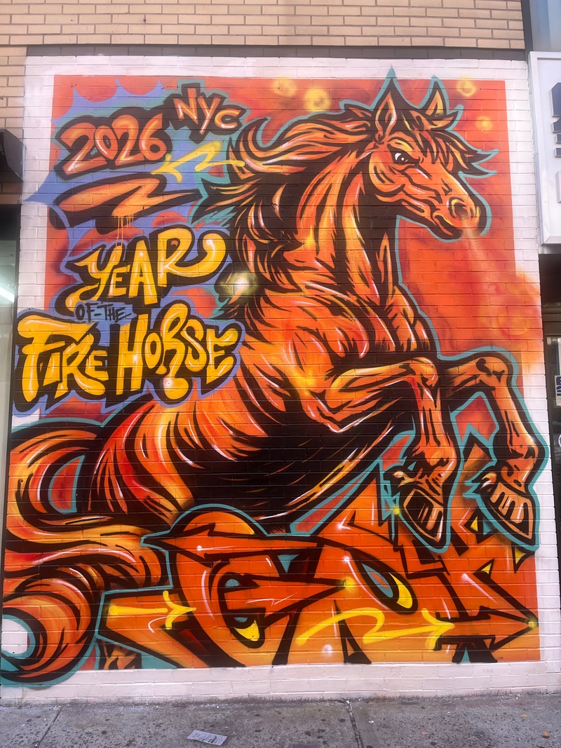 mural in New York by artist unknown.