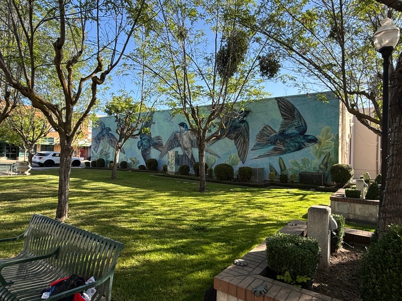 mural in Oakdale by artist unknown.