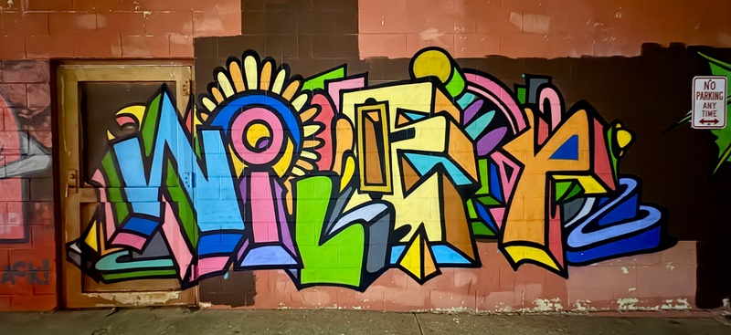 mural in Oklahoma City by artist unknown.