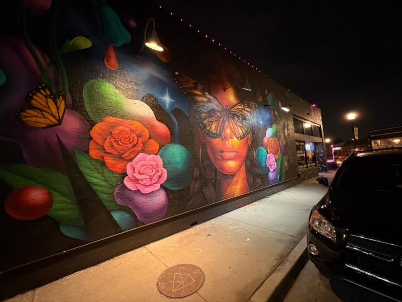 mural in Oklahoma City by artist unknown.