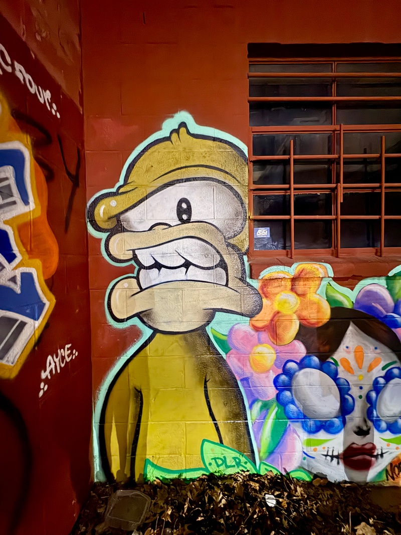mural in Oklahoma City by artist unknown.