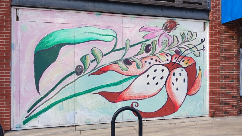 mural in Urbana by artist unknown.