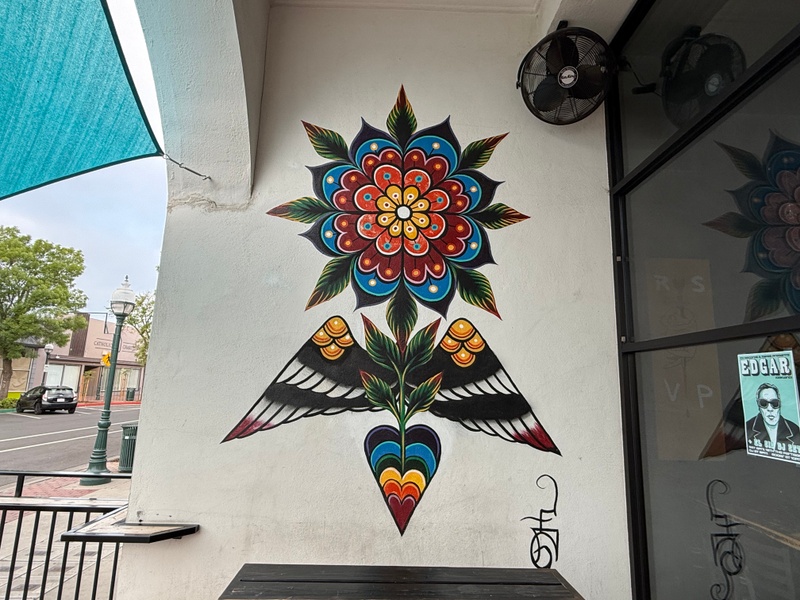 mural in Merced by artist unknown.