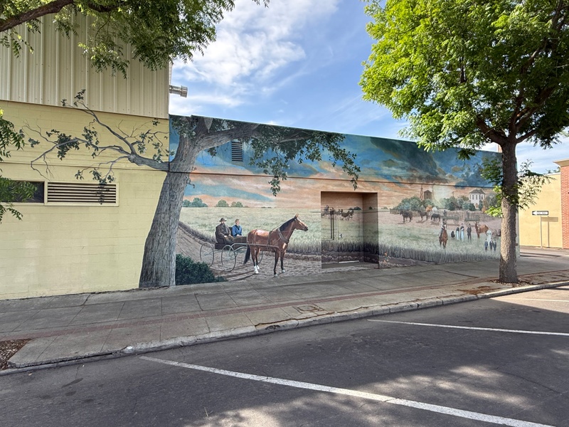 mural in Exeter by artist unknown.