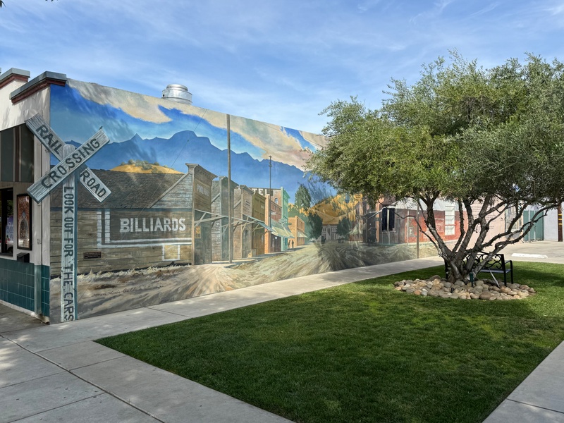 mural in Exeter by artist unknown.