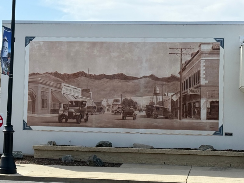 mural in Exeter by artist unknown.