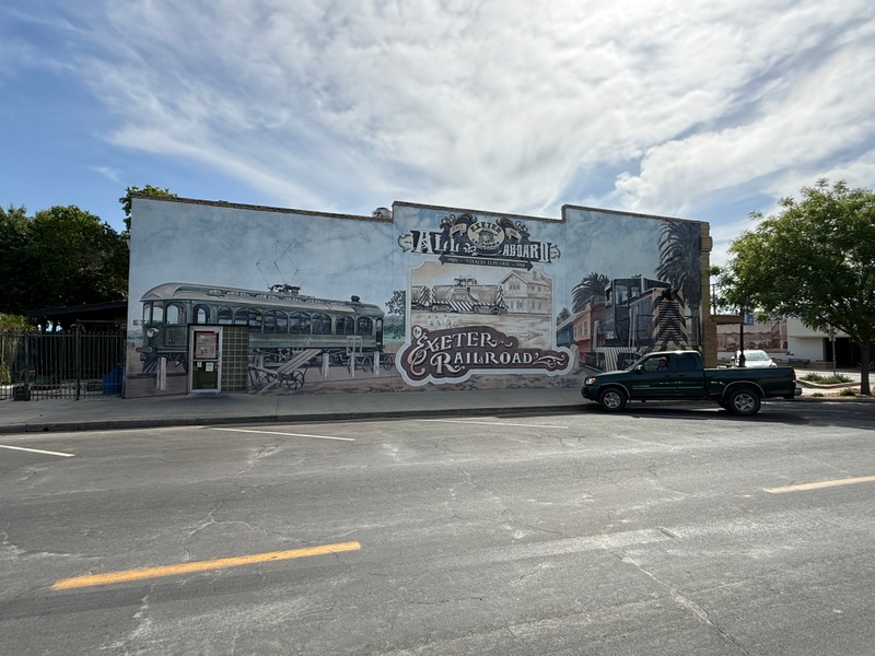 mural in Exeter by artist unknown.