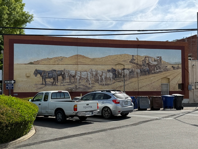 mural in Exeter by artist unknown.
