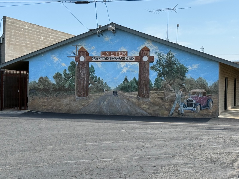 mural in Exeter by artist unknown.