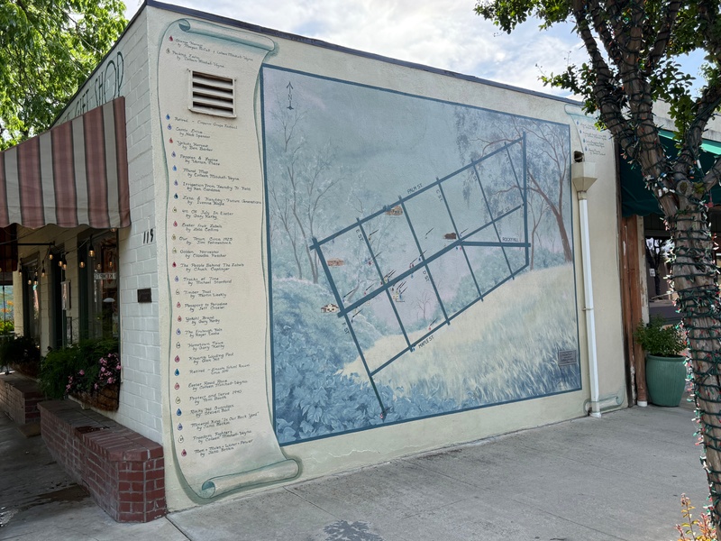 mural in Exeter by artist unknown.