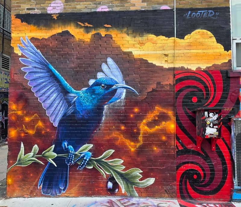 mural in Toronto by artist unknown.