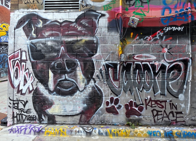 mural in Toronto by artist unknown.