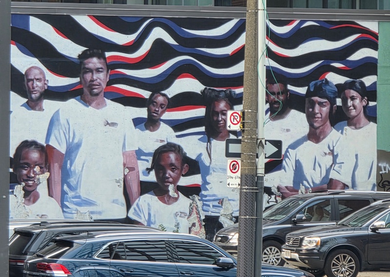 mural in Toronto by artist unknown.