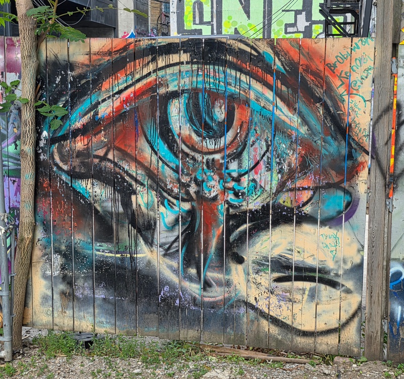 mural in Toronto by artist unknown.