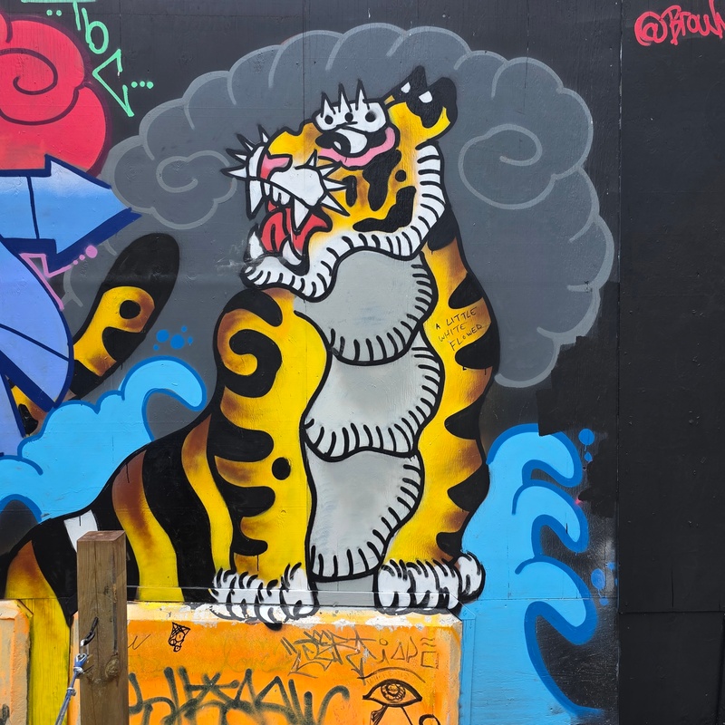 mural in Toronto by artist unknown.