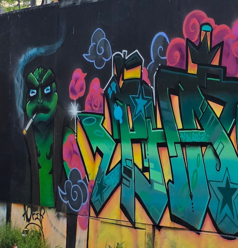 mural in Toronto by artist unknown.