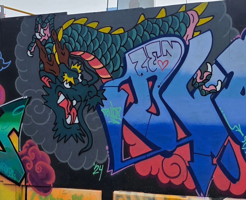 mural in Toronto by artist unknown.