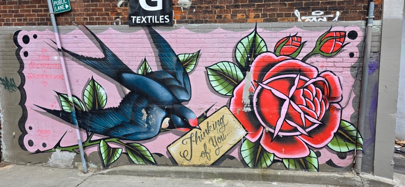 mural in Toronto by artist unknown.
