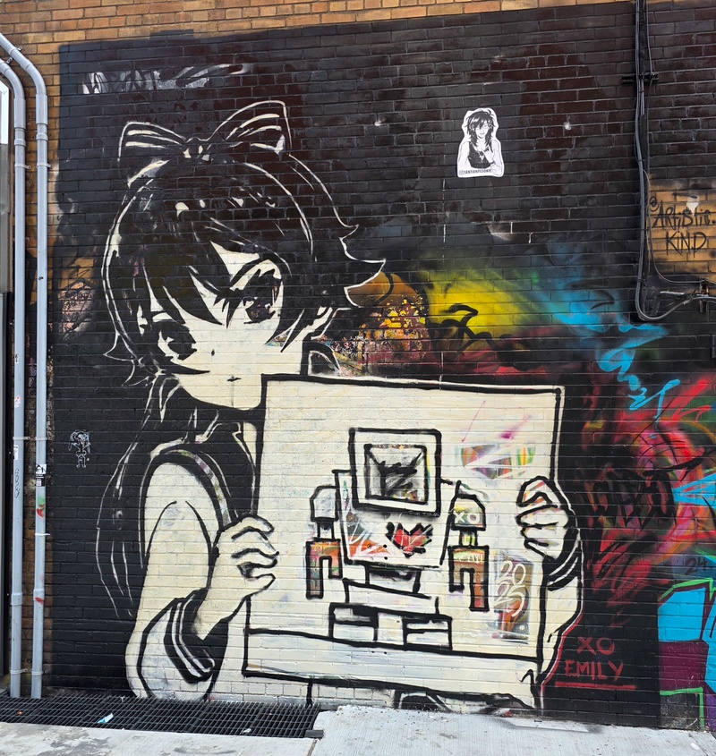 mural in Toronto by artist unknown.