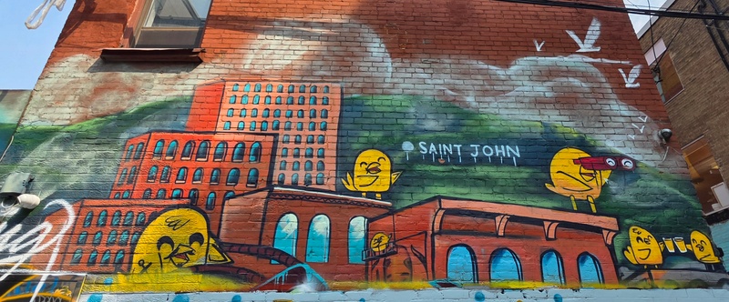 mural in Toronto by artist unknown.