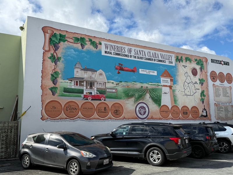 mural in Gilroy by artist unknown.
