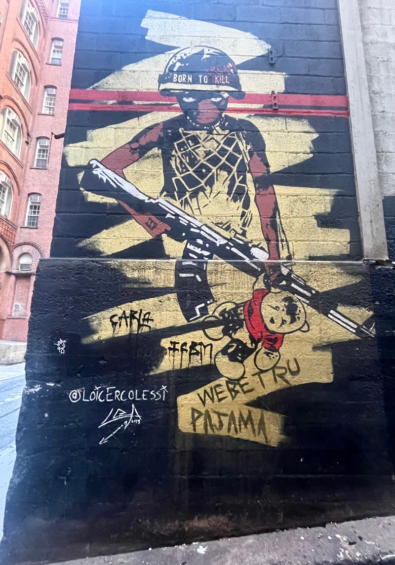 mural in New York by artist Loic Ercolessi.