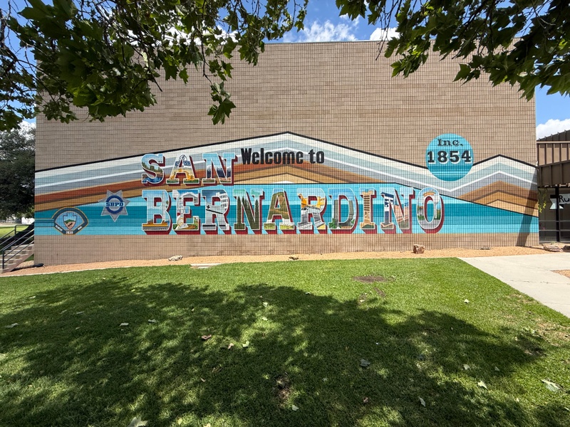 mural in San Bernardino by artist unknown.