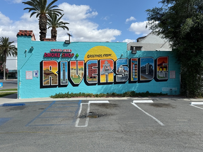 mural in Riverside by artist unknown.
