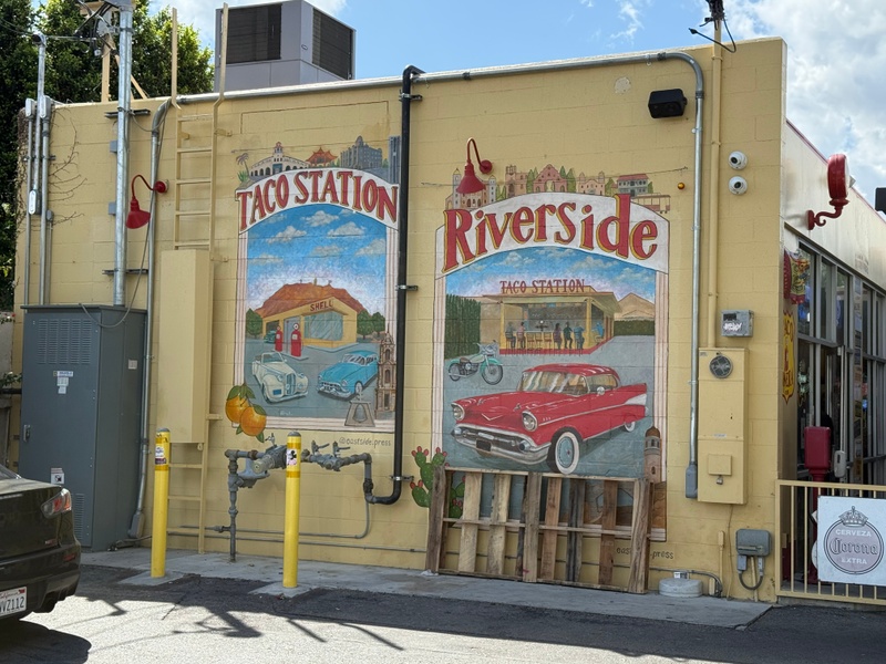 mural in Riverside by artist unknown.
