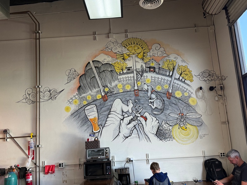 mural in Corona by artist unknown.