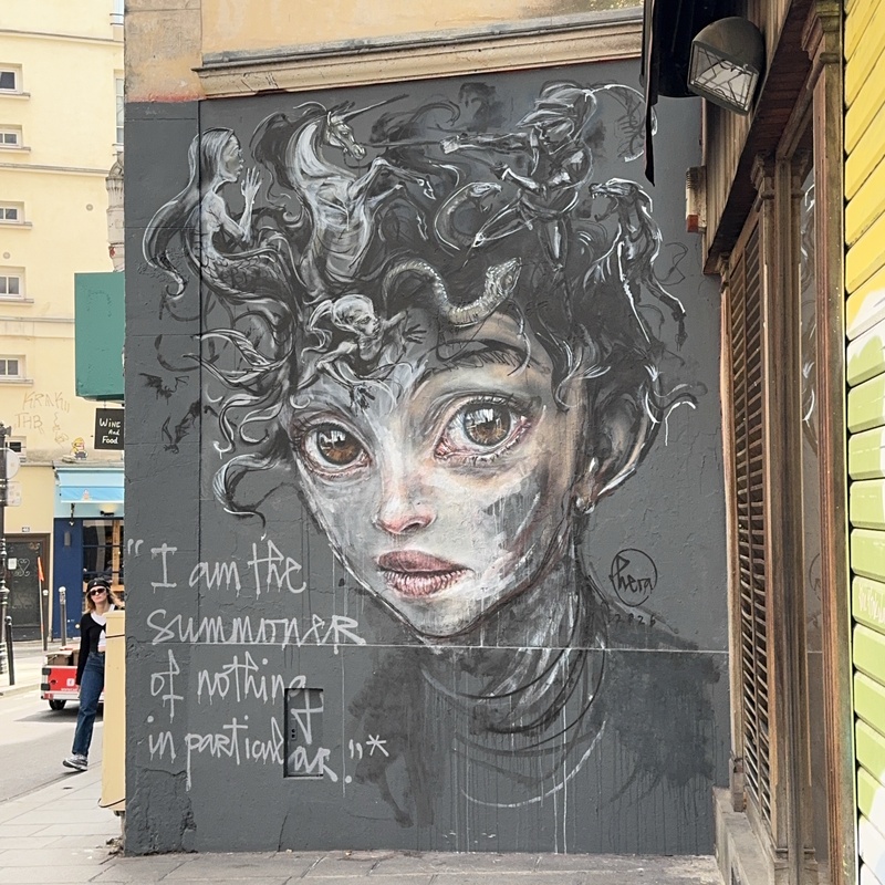 mural in Paris by artist Herakut.