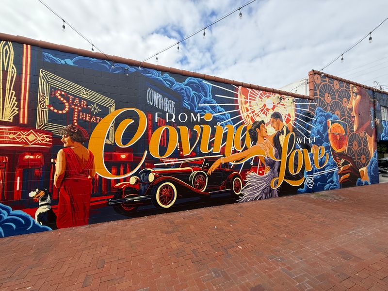 mural in Covina by artist unknown.
