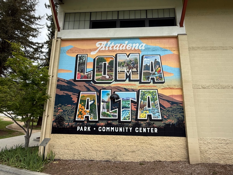 mural in Altadena by artist unknown.
