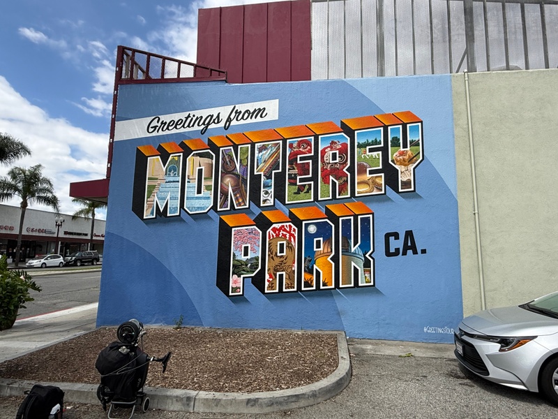 mural in Monterey Park by artist unknown.
